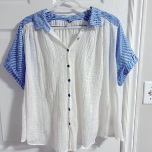 Free people 100% cotton gauze top